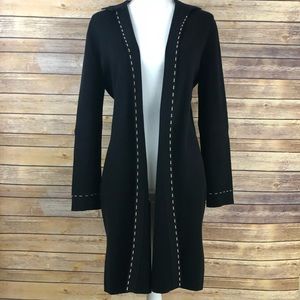 AMANDA SMITH Black Long Sleeve Cardigan